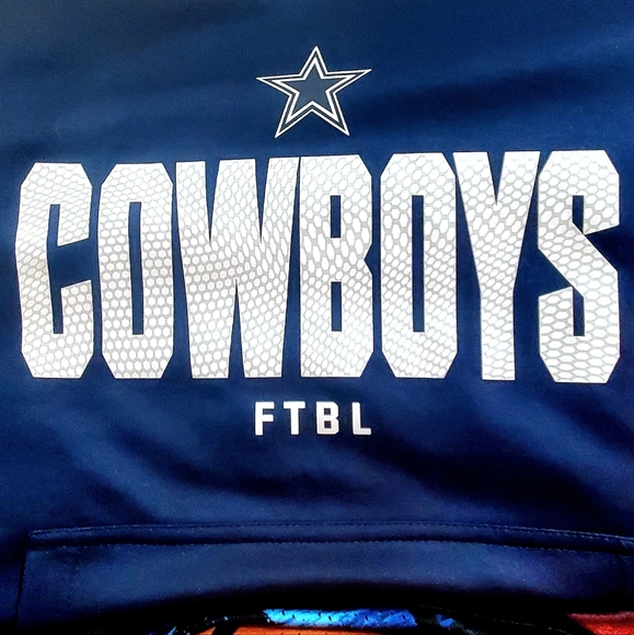 NWT DALLAS COWBOYS NFL TEAM APPAREL HOODIE. MENS Sz:L NEW ERA COMBINE AUTHENTIC. - Picture 7 of 14